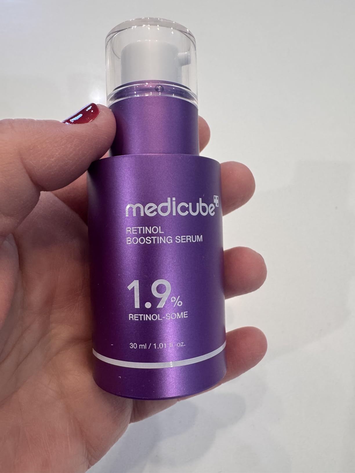 medicube Retinol Boosting Serum | Intensive Firming, Hydration & Plumping Care with Retinol, Peptides & Vitamins | Pore-Refining, Smooth Radiant Skin | Korean Skincare, 1.01 fl. oz customer photo 1
