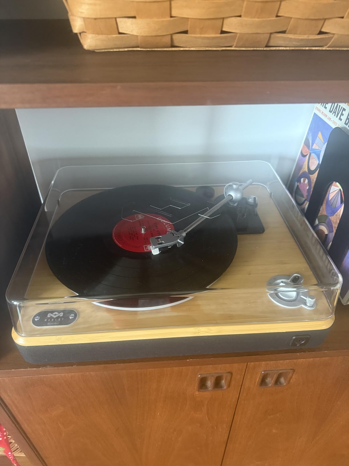 House of Marley Stir It Up Wireless 2 Turntable with Speakers - Sustainably Made Bluetooth Record Player & 10W Bookshelf Speakers, Easy Set Up Vinyl Player with an Audio Technica Cartridge, Bamboo customer photo 2