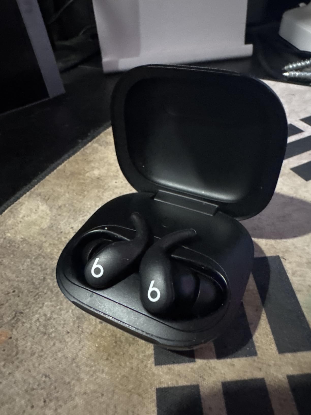 Powerbeats Fit - Wireless Noise Cancelling Workout Earbuds with Secure-Fit Wingtips, Up to 30-Hour Battery Life, Sweat & Water Resistant, Apple & Android Compatible - Jet Black customer photo 1