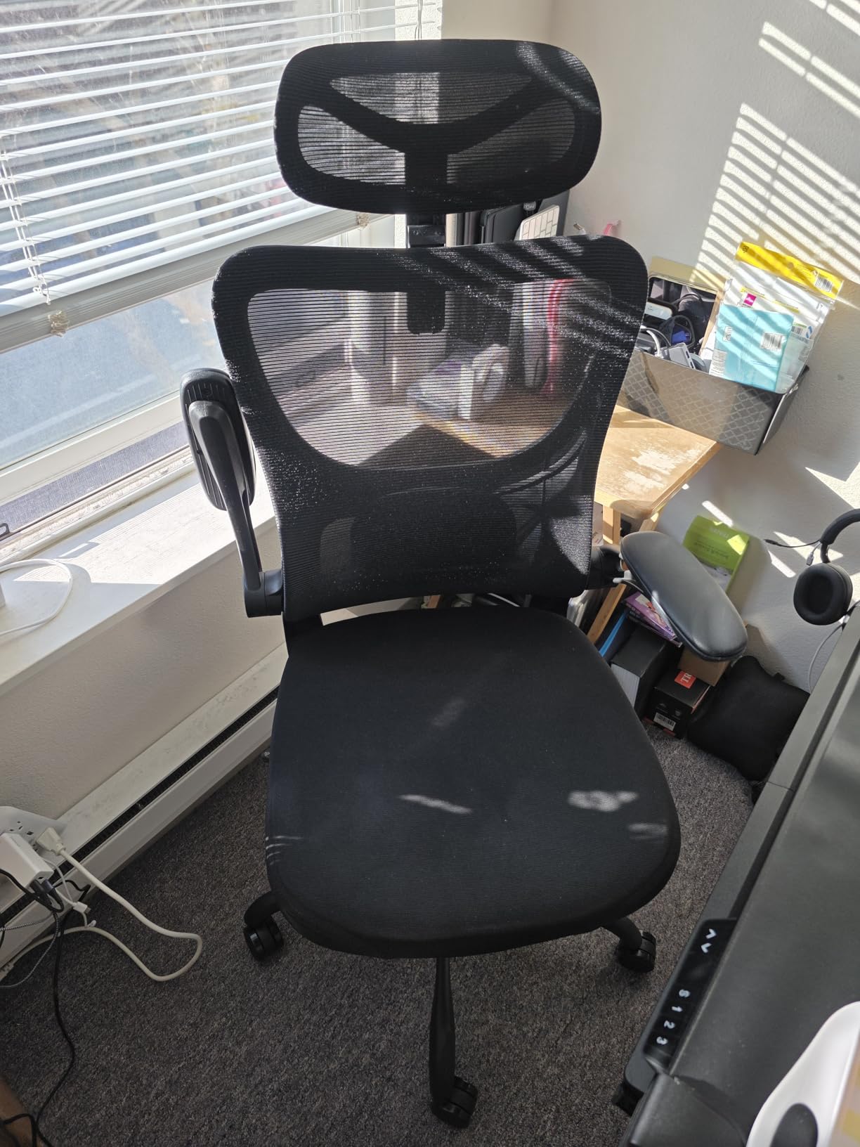HUANUO Ergonomic Office Chair High Back Computer Desk Chair with Adjustable Lumbar Support and Headrest customer photo 1