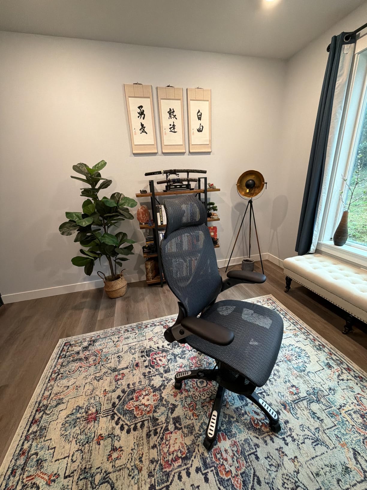 HUANUO Ergonomic Office Chair High Back Computer Desk Chair with Adjustable Lumbar Support and Headrest customer photo 2
