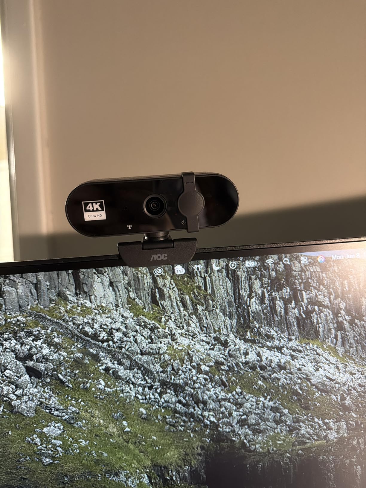 AOC 4k Webcam for PC with Microphone customer photo 2