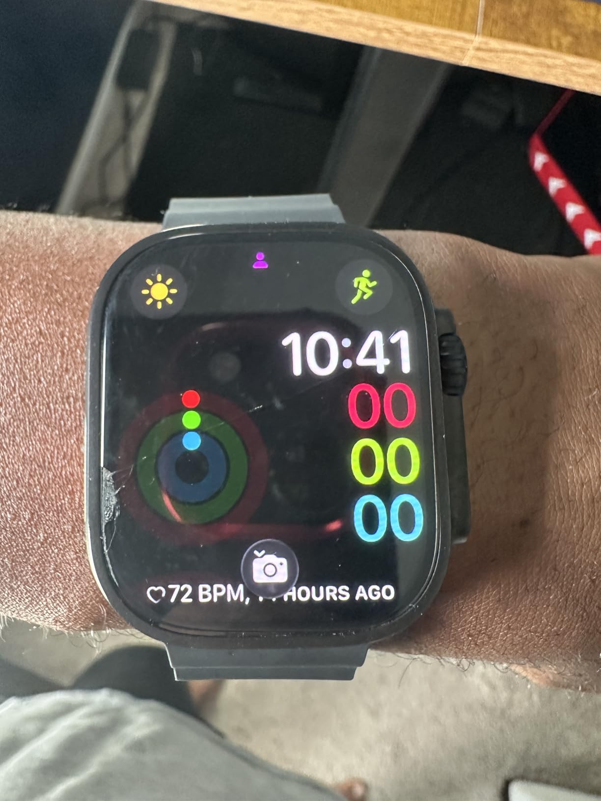 Apple Watch Ultra 3 [GPS + Cellular 49mm] Running & Multisport Smartwatch w/Rugged Titanium Case w/Anchor Blue Ocean Band. Satellite Communications, Advanced Health & Fitness Tracking customer photo 2
