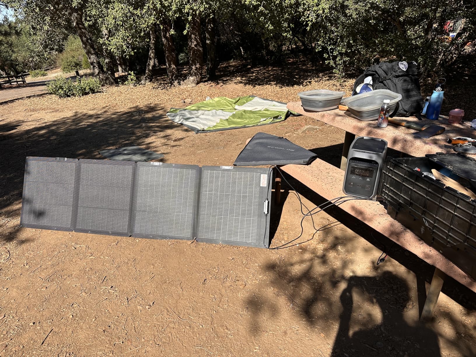 EF ECOFLOW Solar Generator Delta 3 Classic with 220W Solar Panel, 1024Wh | 1800W AC (3600W Surge)/100W USB-C Output, LiFePO4 Battery Portable Power Station, 10ms UPS, 1 Hr Fast Charge for Home,Camping customer photo 1