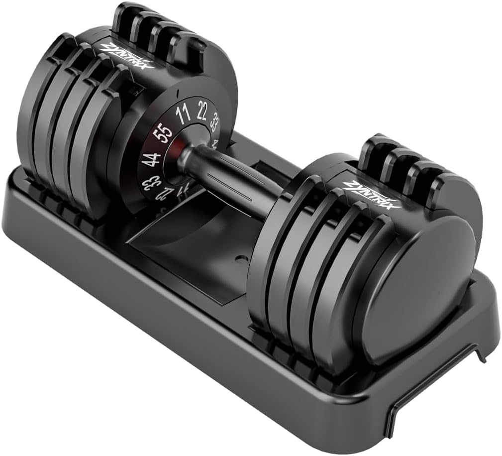 25/55lb Pair Adjustable Dumbbell Set customer photo 1