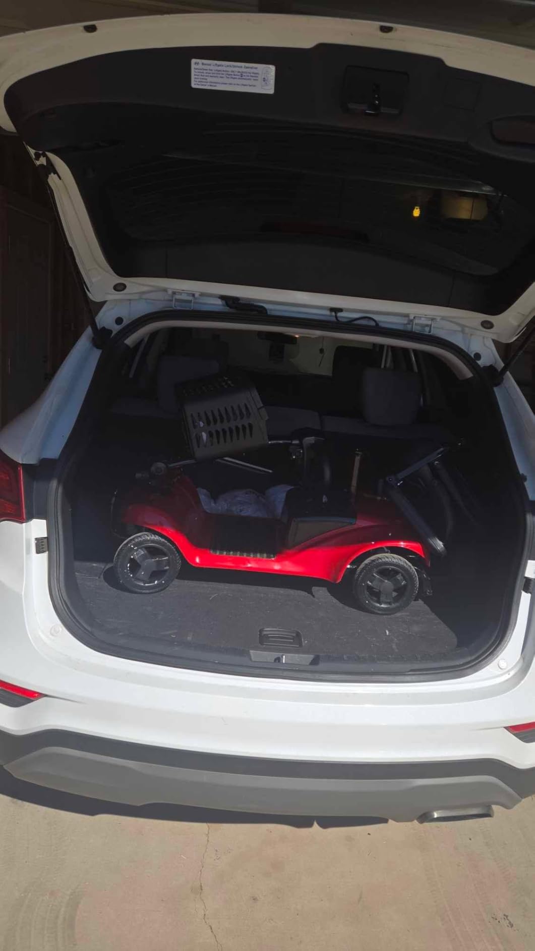 Mobility Scooter, 4 Wheel Mobility Scooter, 15 Miles Range, 300LBS Capacity, Lightweight and Portable, with LED Headlights and Basket, Charger Included, Gifts Suitable for Elders, Blue customer photo 2