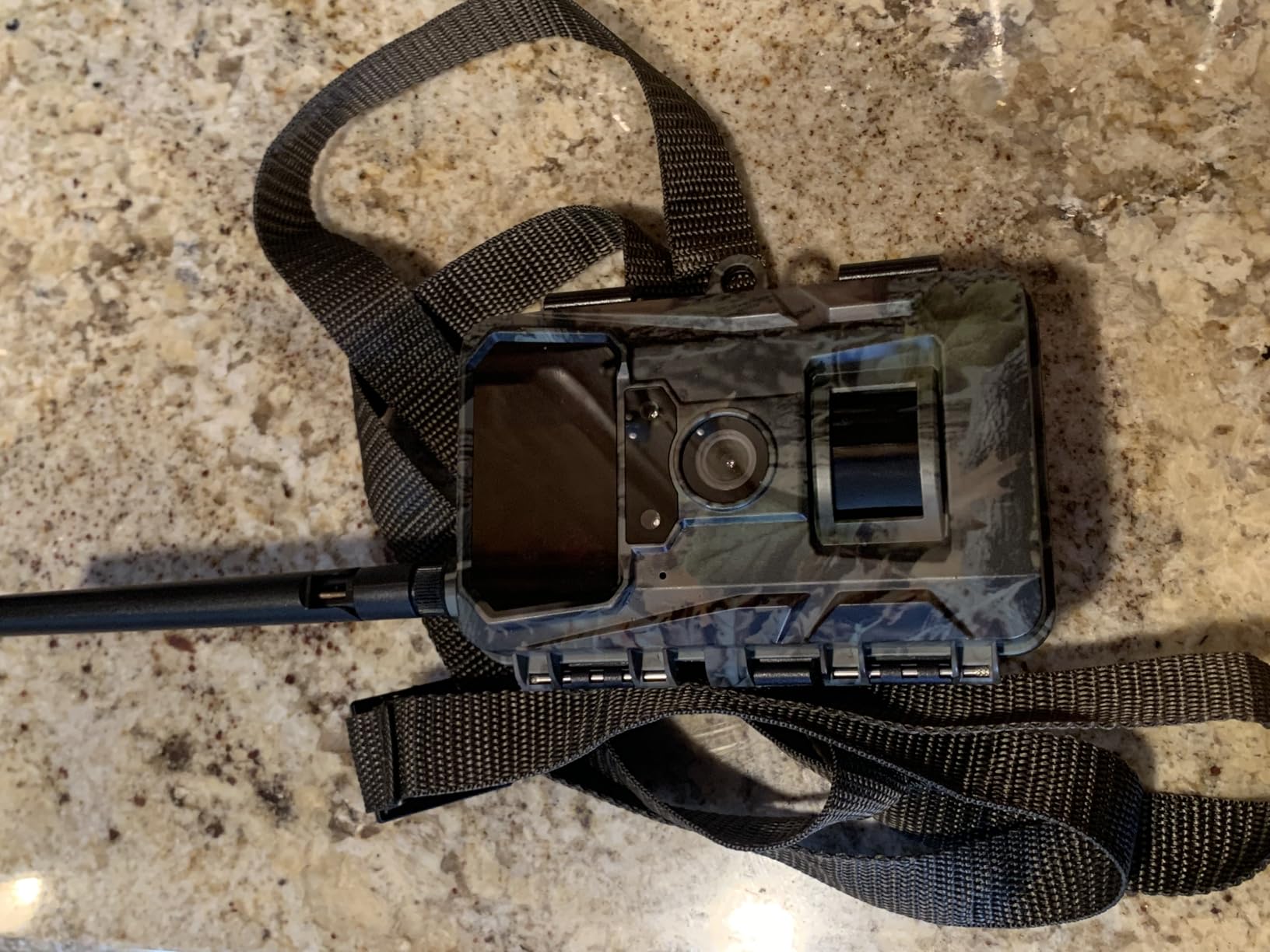 CEYOMUR Trail Camera with 64GB TF Card, 4G LTE Cellular Trail Camera with 5200mAh Battery, 2K HD Live Streaming, Solar Game Cameras with Night Vision Motion Activated Waterproof IP66 customer photo 2