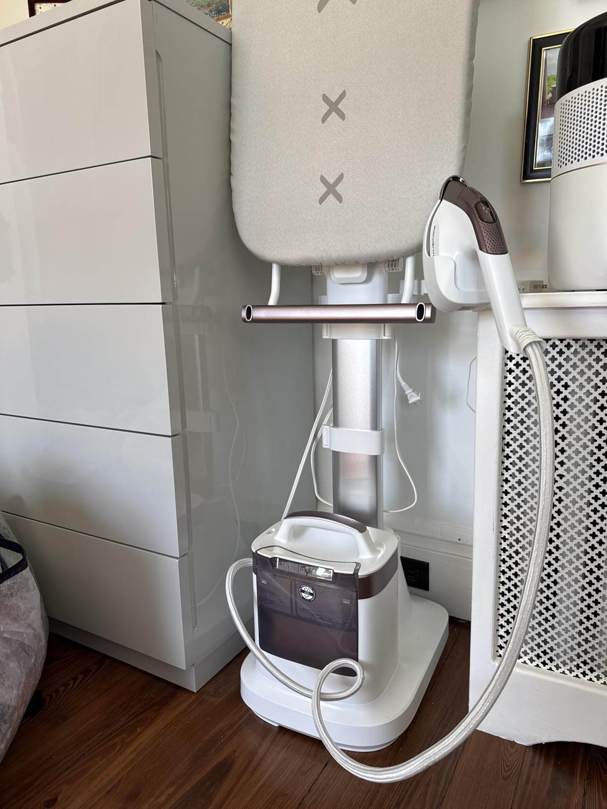 Rowenta IXEO Vision Steamer for Clothes with Ironing Board, All-in-One Steaming and Ironing customer photo 1