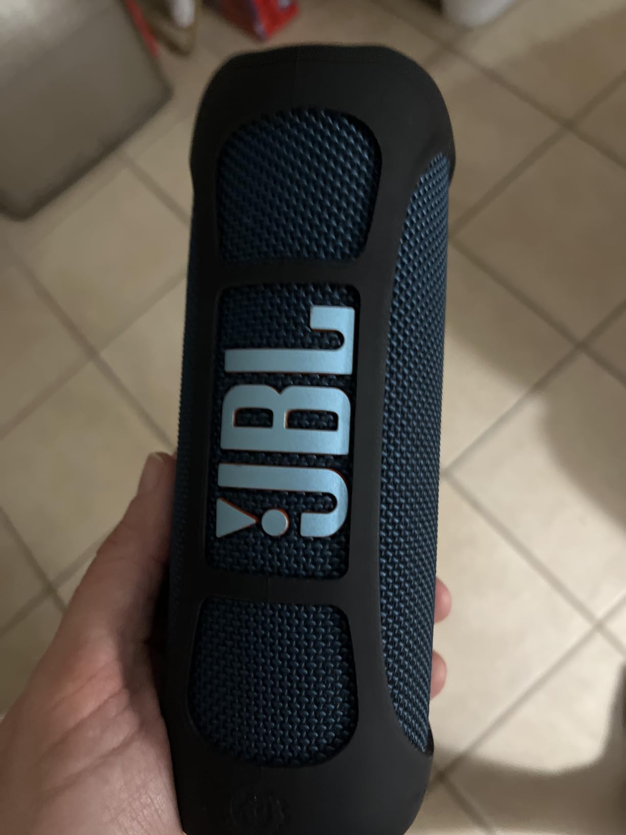 JBL Grip - Compact Bluetooth Speaker with Bold Pro Sound and Ambient Light, up to 14 Hours of Playtime, Water, Dust and Drop-Proof (IP68), & Multi-Speaker Connection with Auracast (Pink) customer photo 1