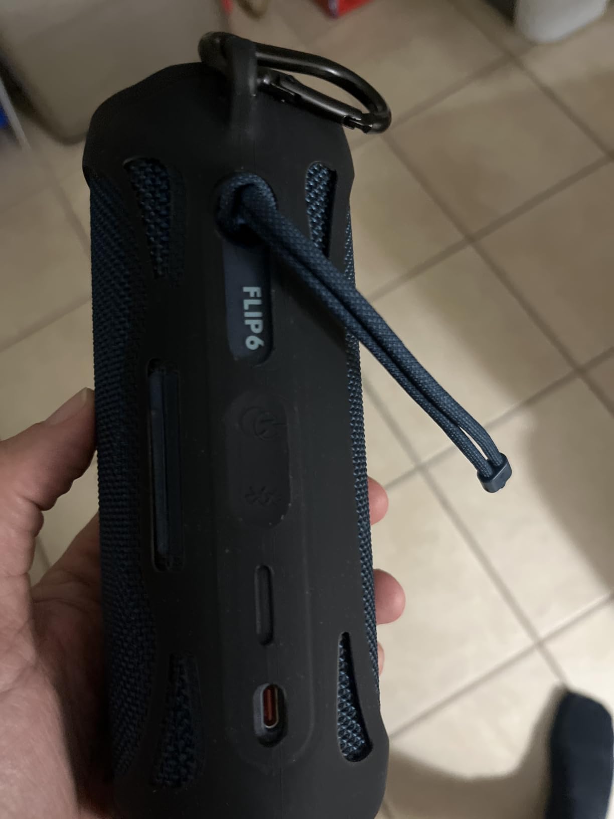 JBL Grip - Compact Bluetooth Speaker with Bold Pro Sound and Ambient Light, up to 14 Hours of Playtime, Water, Dust and Drop-Proof (IP68), & Multi-Speaker Connection with Auracast (Pink) customer photo 2