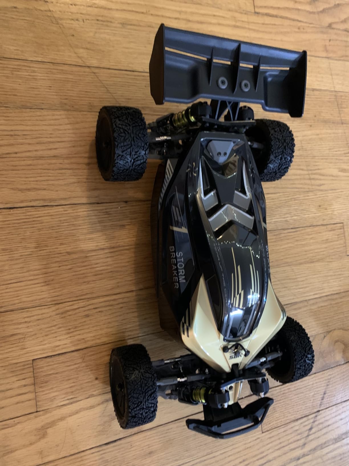 RLAARLO 1/10 Brushless RC Cars, 4x4 Buggy, 50+ MPH, Carbon Fiber, Ages 14+ | 3650-2650KV Brushless Motor, 4WD, 3S LiPo, Alloy Chassis, Sealed Diffs, 20kg Servo, 6CH Radio, Waterproof, All-terrain customer photo 1