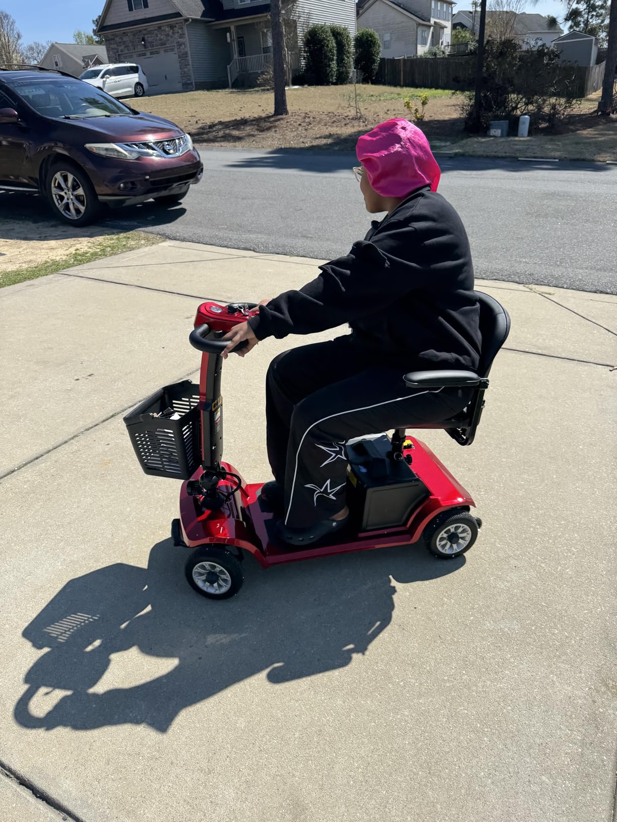 Easy-to-Operate Mobility Scooter for Seniors, 418 lb Weight Capacity, 20KM Long Range, 5-Step Quick Assembly & Folding, FDA Registered customer photo 1