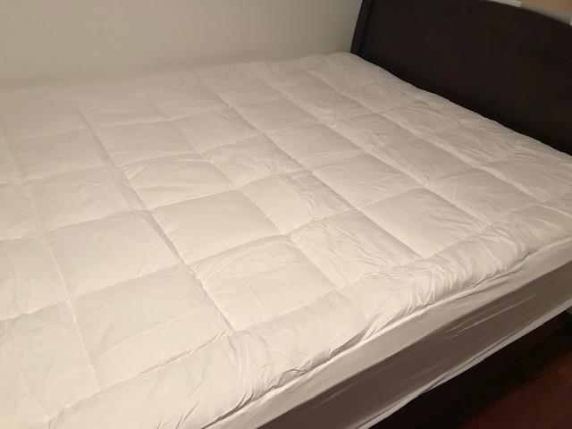 WhatsBedding 5 Inch Queen Mattress Topper Breathable Bamboo Viscose Air Layer, Memory Foam Mattress Topper Queen Size customer photo 2