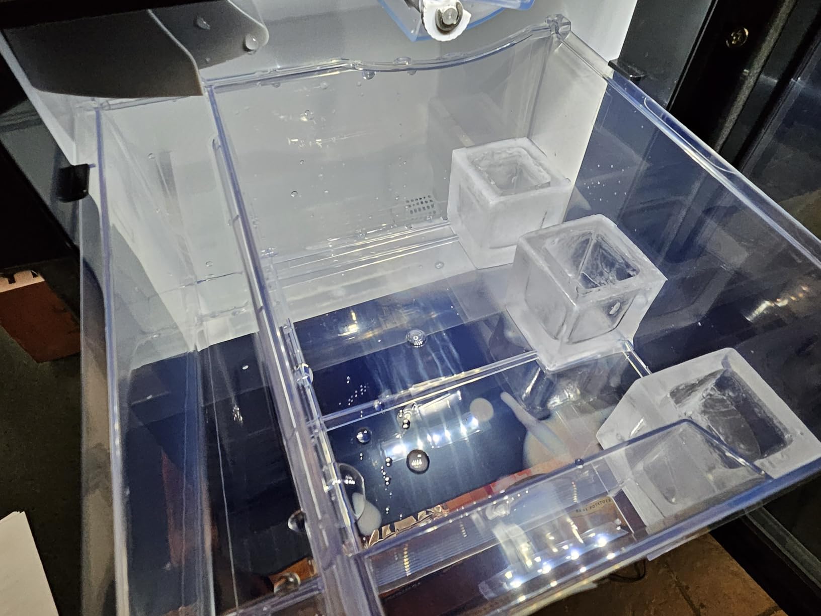 ICEPURE Clear Ice Cube Maker Portable Countertop, 3Pcs/20 Mins, 1.6