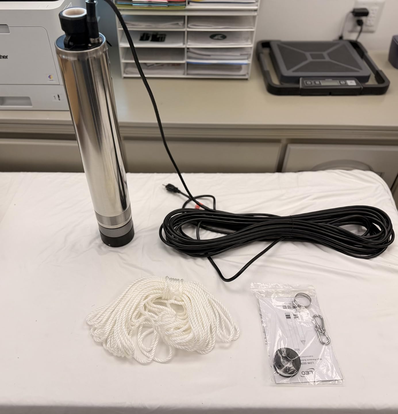 LEO 1.5HP Shallow Deep Well Pump 170FT Head, 1902GPH w/72.2FT Power Cord 115V, Stainless Steel, Shallow Well Pump for Home, Irrigation Low Noise customer photo 2