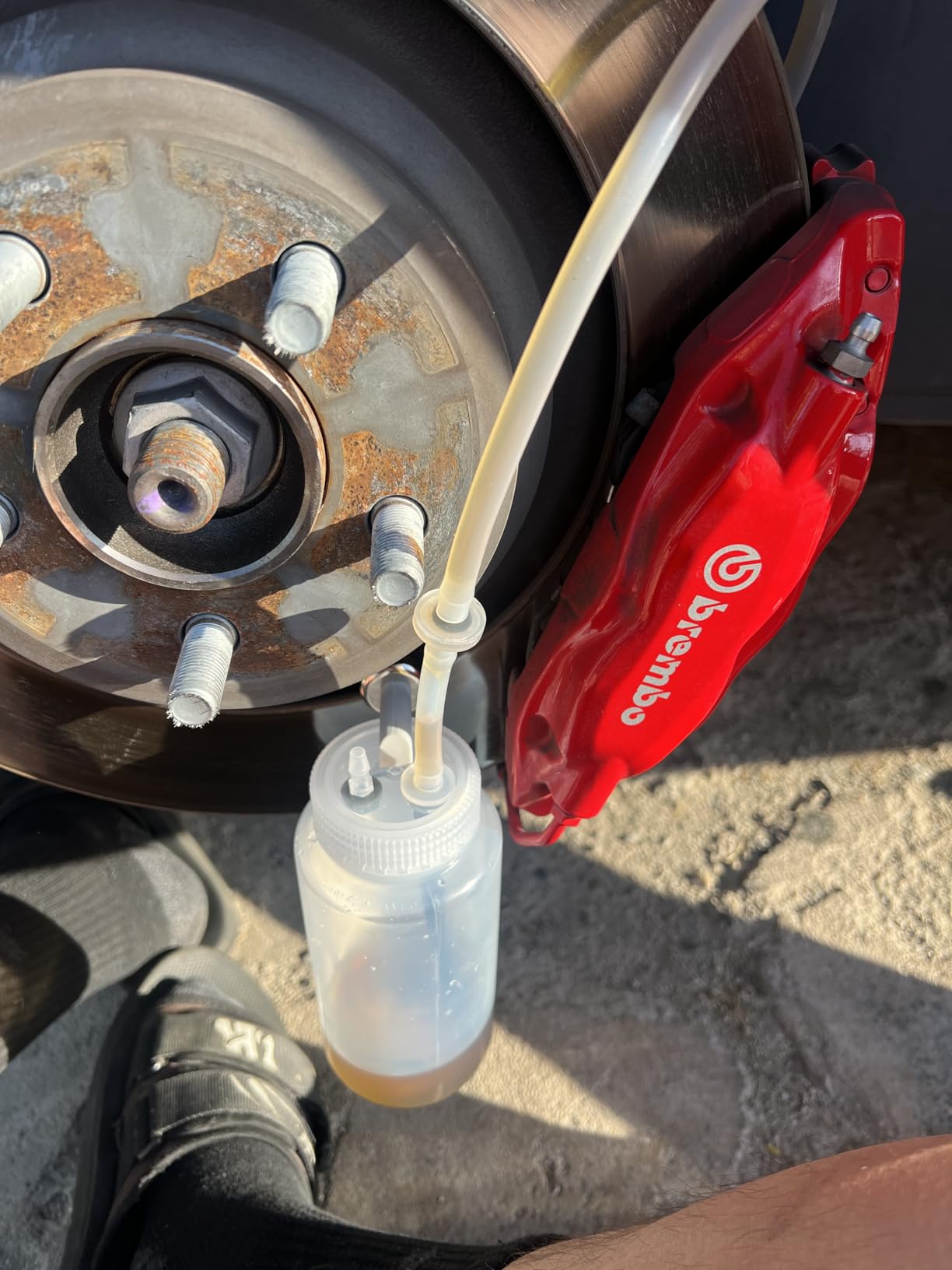 Brake Bleeder Kit - One-Way Check Valve, Magnet Mount, 16oz Catch Bottle, 16 inch Hose customer photo 2
