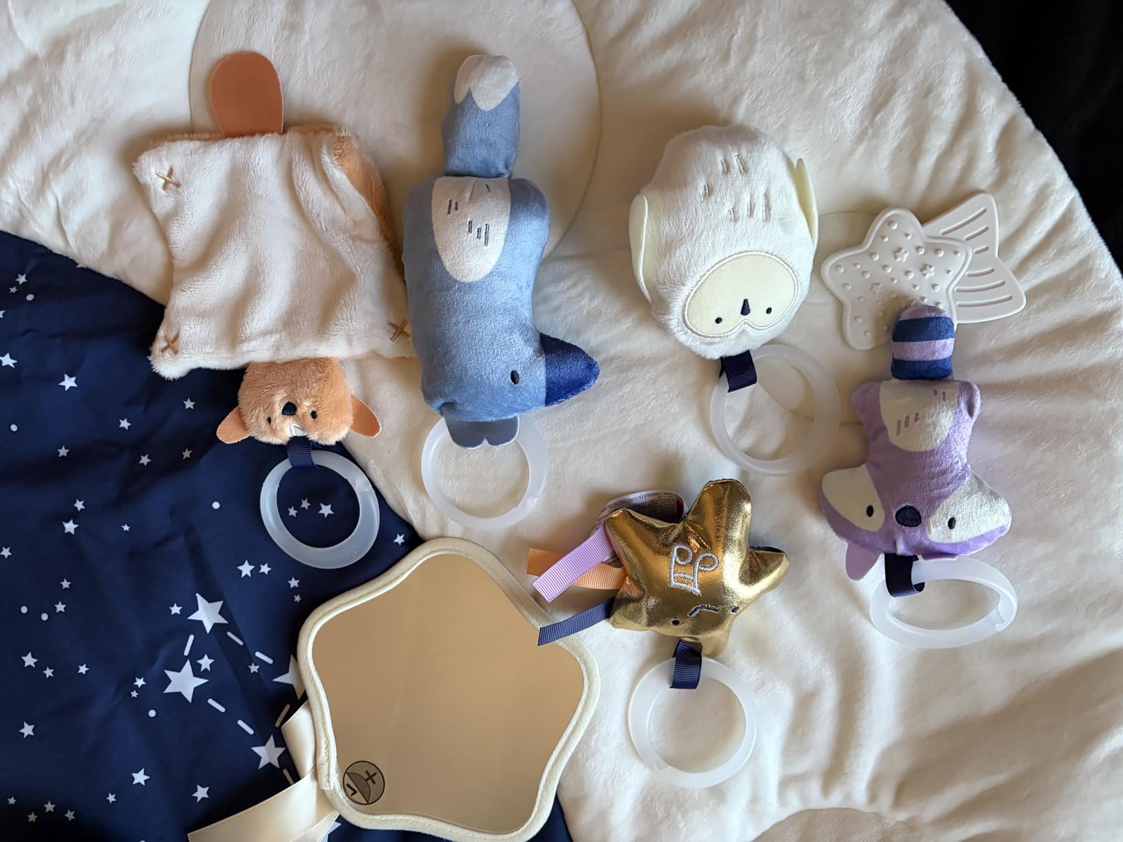Skip Hop Baby Play Gym 3-in-1 Sensory Tummy Time Activity Mat with 17+ Skill-Building Developmental Activities, 14 Animals & Shapes, 5 Hanging Toys and Crocodile Mirror, Geometric Wonders, Age 0-2y customer photo 1