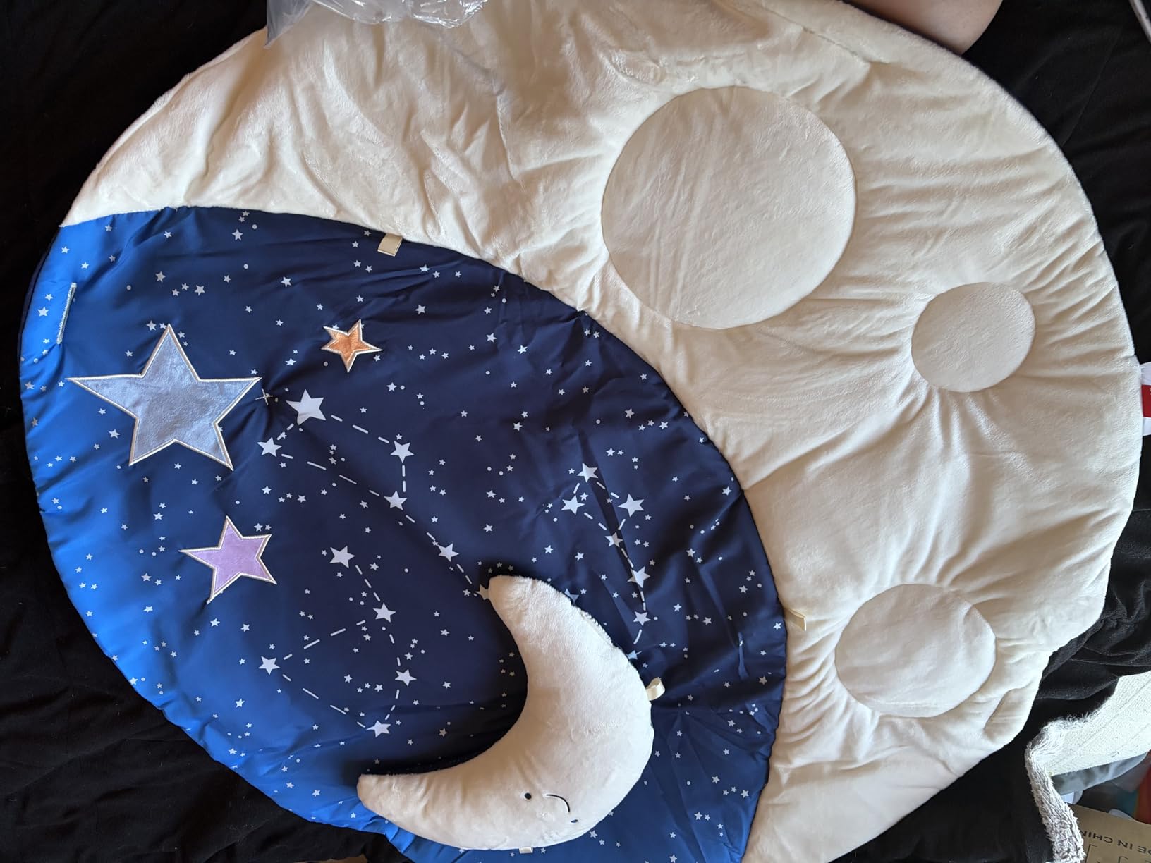Skip Hop Baby Play Gym 3-in-1 Sensory Tummy Time Activity Mat with 17+ Skill-Building Developmental Activities, 14 Animals & Shapes, 5 Hanging Toys and Crocodile Mirror, Geometric Wonders, Age 0-2y customer photo 2