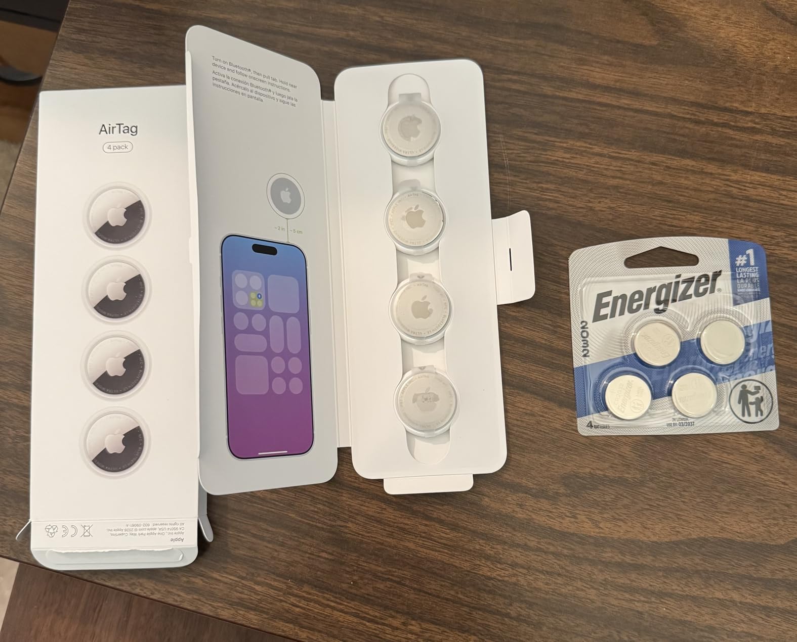 AirTag (2nd Generation) - 4 Pack: Tracker for Keychain, Wallet, and More; Locator with Sound; Simple One-Tap Setup with iPhone or iPad customer photo 2