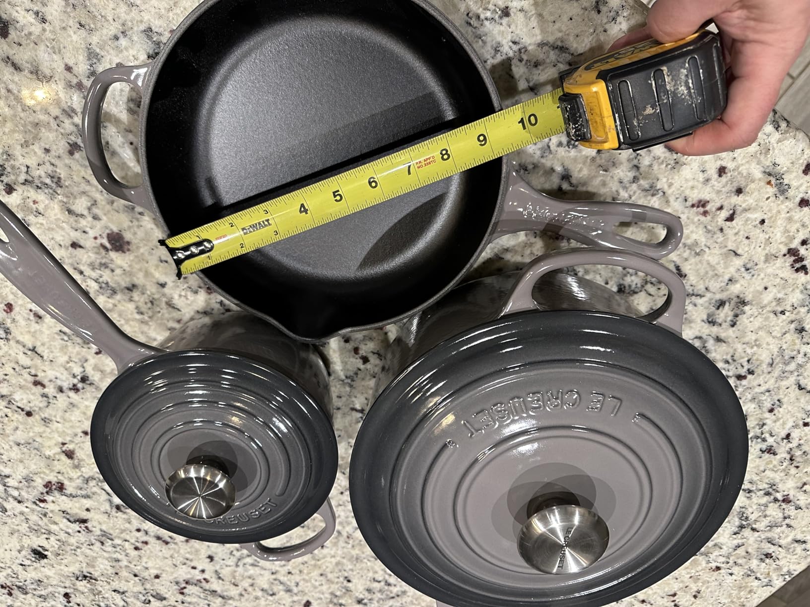 Le Creuset Enameled Cast Iron Signature Cookware Set, 5 pc, Riviera customer photo 2