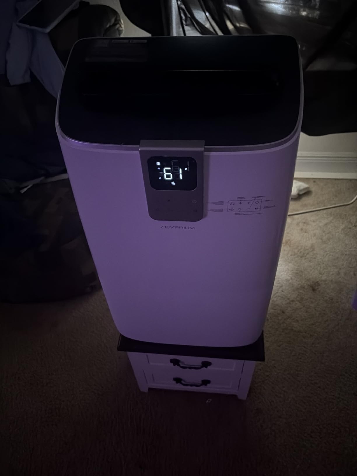 14,000 BTU Smart Portable Air Conditioner for Large Rooms up to 750 Sq.ft, 41dB Quiet Efficient AC Unit with App & Voice Control, 4-in-1 Cooling, Dehumidifier, Fan, No-Drain Self-Evaporating customer photo 1
