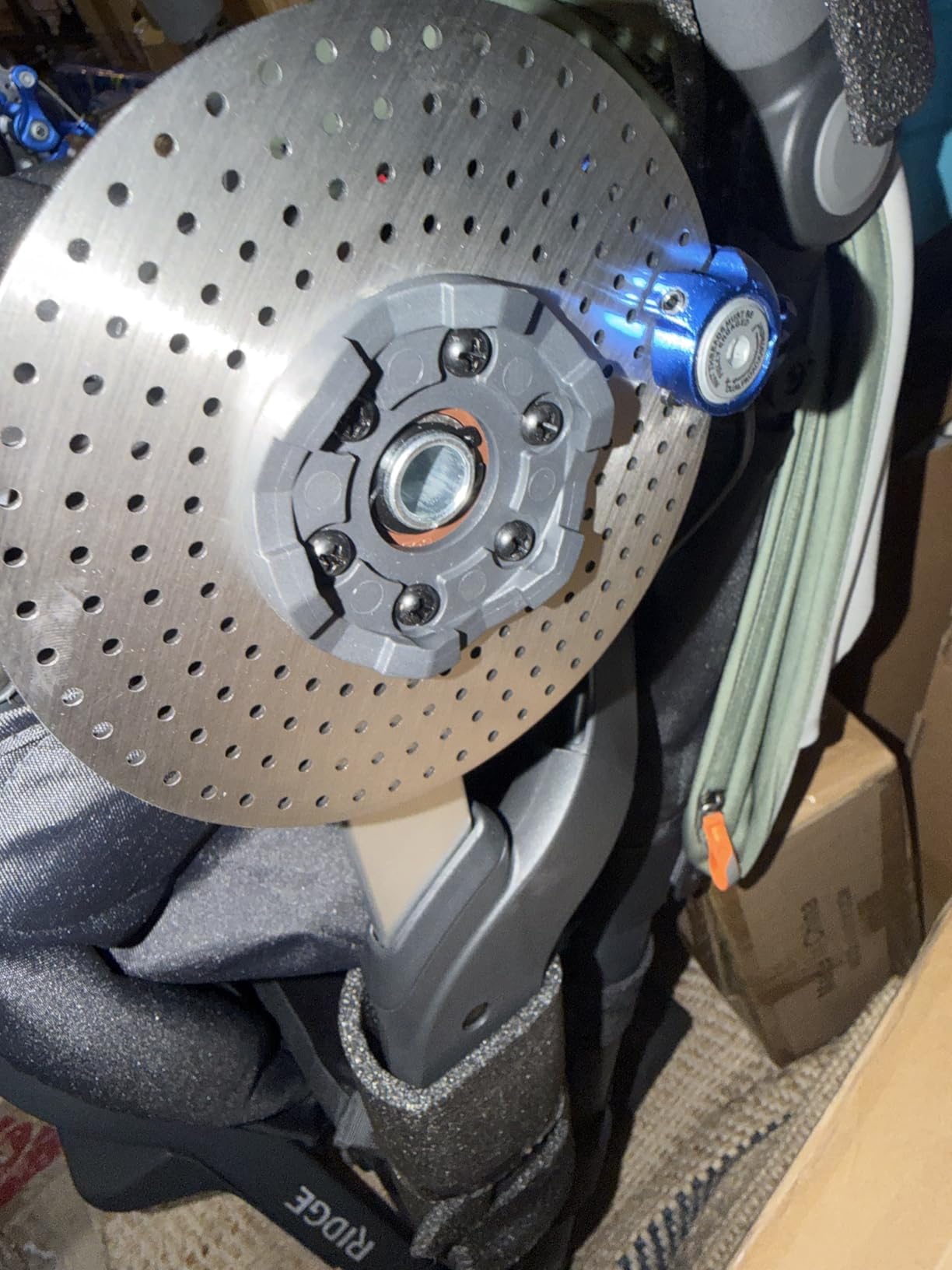 UPPAbaby Ridge V2 Jogging Stroller | All-Terrain Performance Suspension + Never-Flat Tires Built for Walking, Running + Trails | Water Bottle Holder Included | James (Black/Carbon Frame) customer photo 1