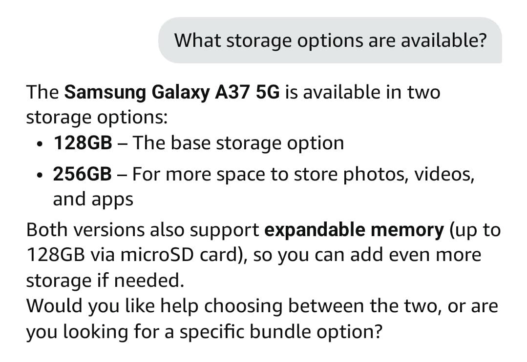 Samsung Galaxy A37 5G (2026), Unlocked Android Smartphone, 128GB, AMOLED Display, Triple Camera, IP68, Slim Phone, 5000mAh Battery, US Version, Awesome Lavender customer photo 1