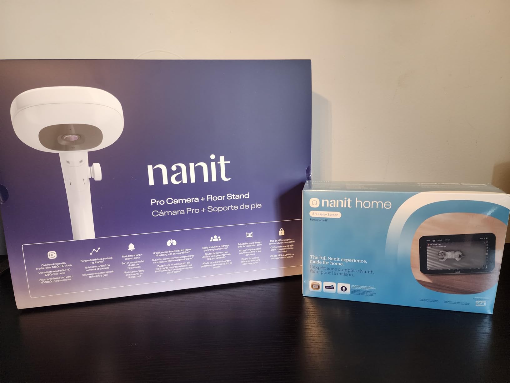 Nanit Pro Smart Baby Monitor System with Floor Stand & 8