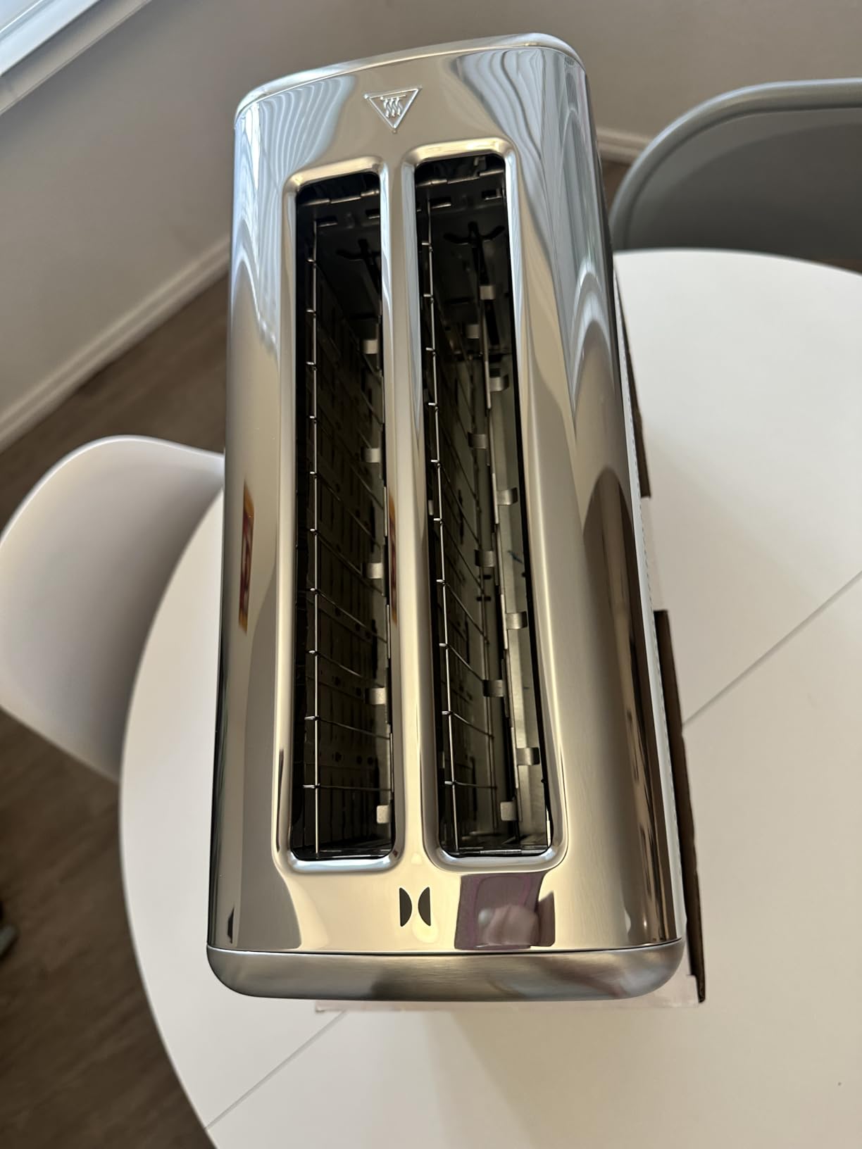 4 Slice Toaster, CUSIMAX Extra-Long Slots for Artisan Bread, Quick Glance Function, 9 Shade Settings, Bagel/Defrost/Cancel Functions, Removable Crumb Tray, Cool-Touch Stainless Steel Body customer photo 1