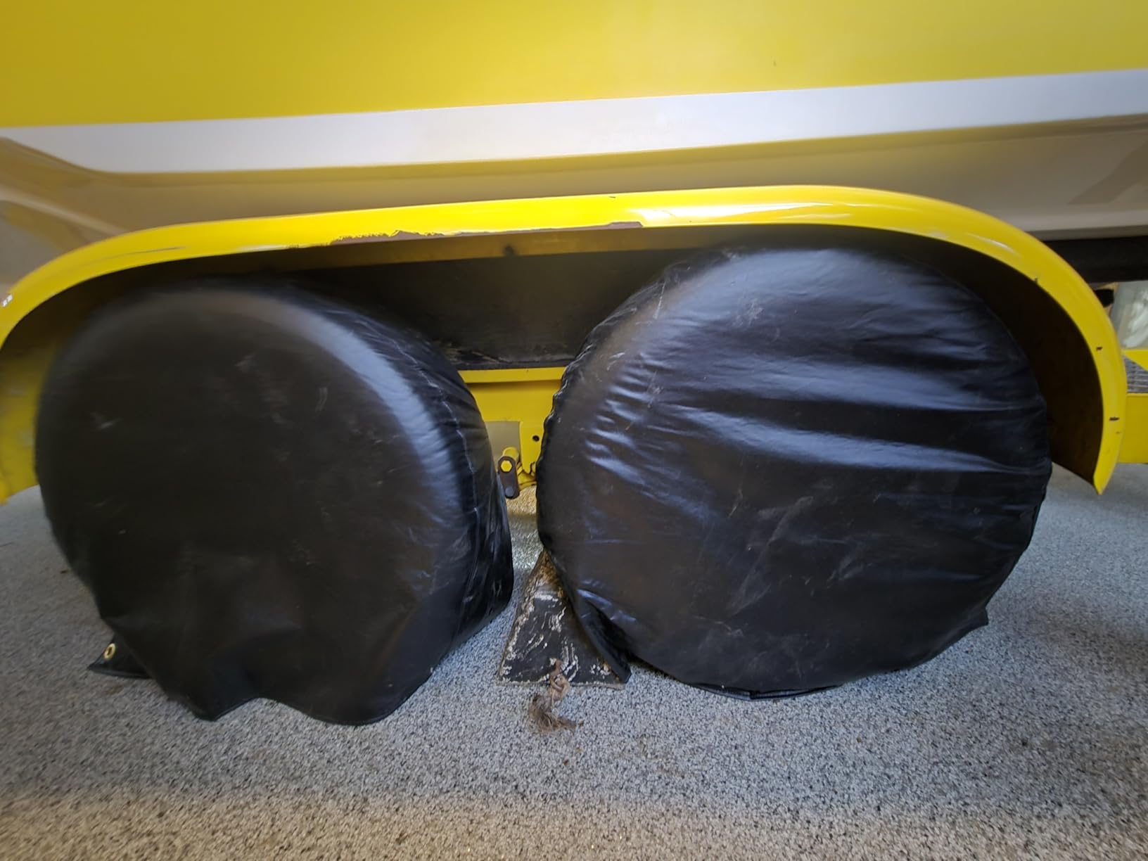 VINPATIO RV Cover Fits 35'-38': 7 Layers Heavy Duty RV & Trailer Cover, Toy Hauler Cover, Travel Trailer Cover, Camper Cover with Extra Windproof Straps, Tongue Jack Cover, Gutter Covers customer photo 1