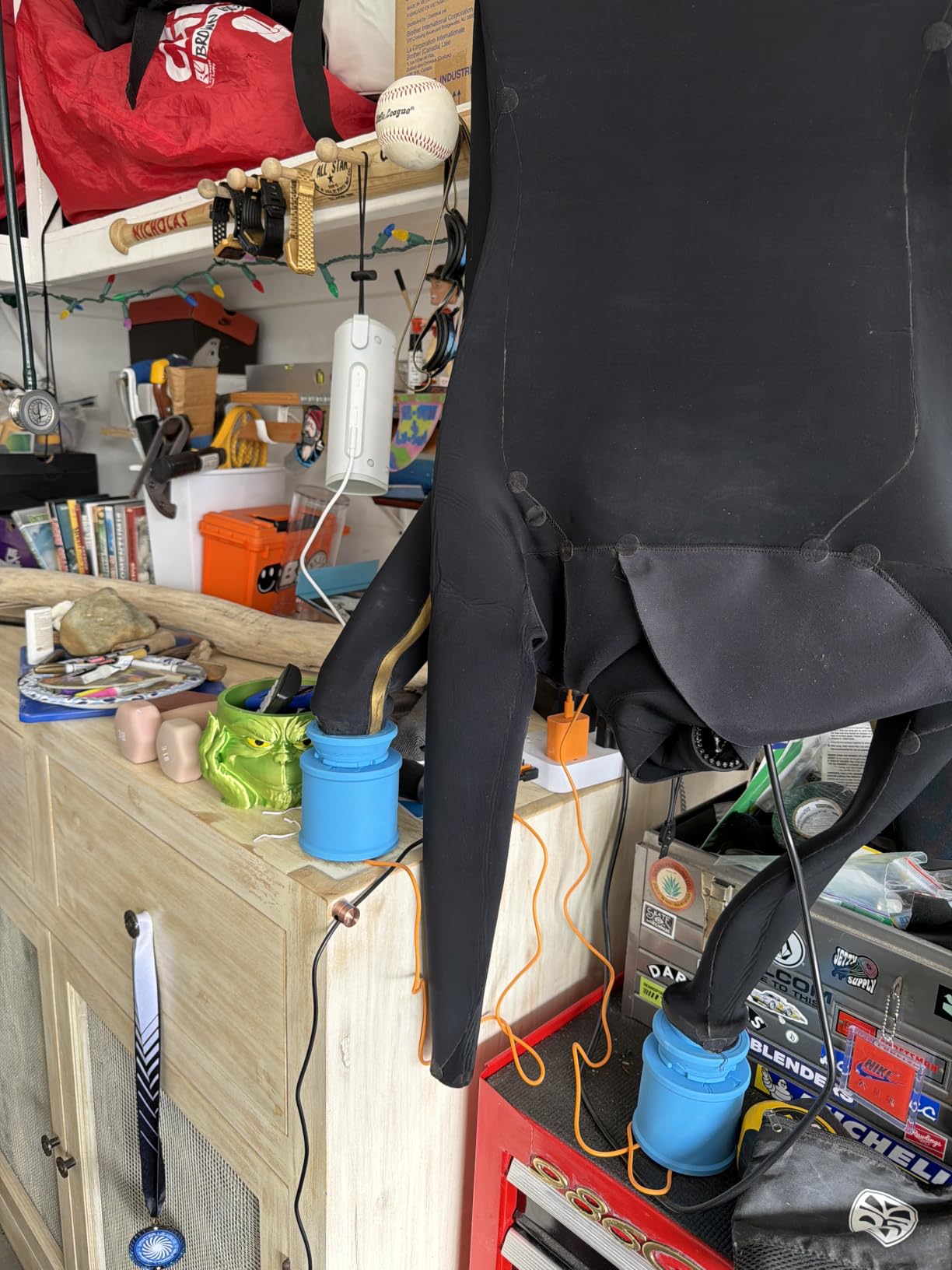 Original Wetsuit Dryer - USB-C Powered Airflow Drying System for Wetsuits, Drysuits, Booties & Gloves - 5-15 Hour Overnight Drying, Ultra-Quiet, Portable (2 Units) customer photo 1
