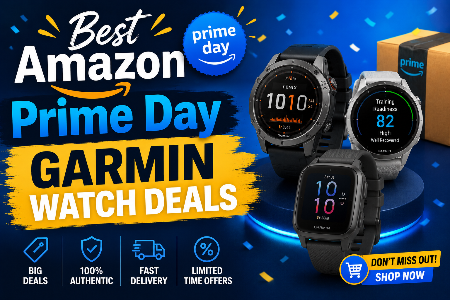Best Amazon Prime Day Garmin Watch Deals