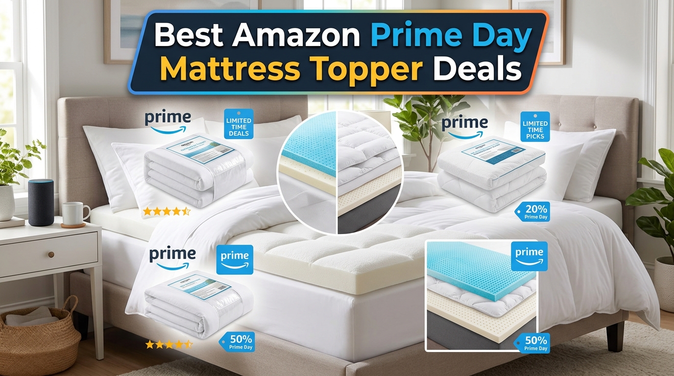 Best Amazon Prime Day Mattress Topper Deals