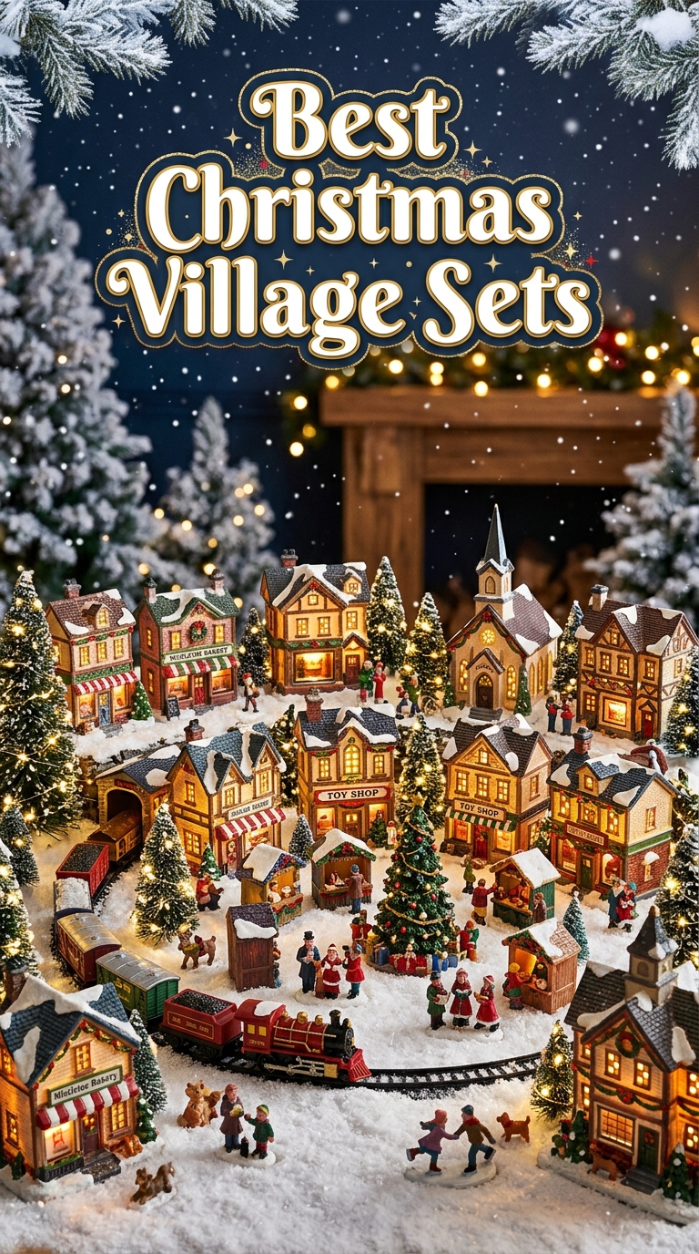 Best Christmas Village Sets