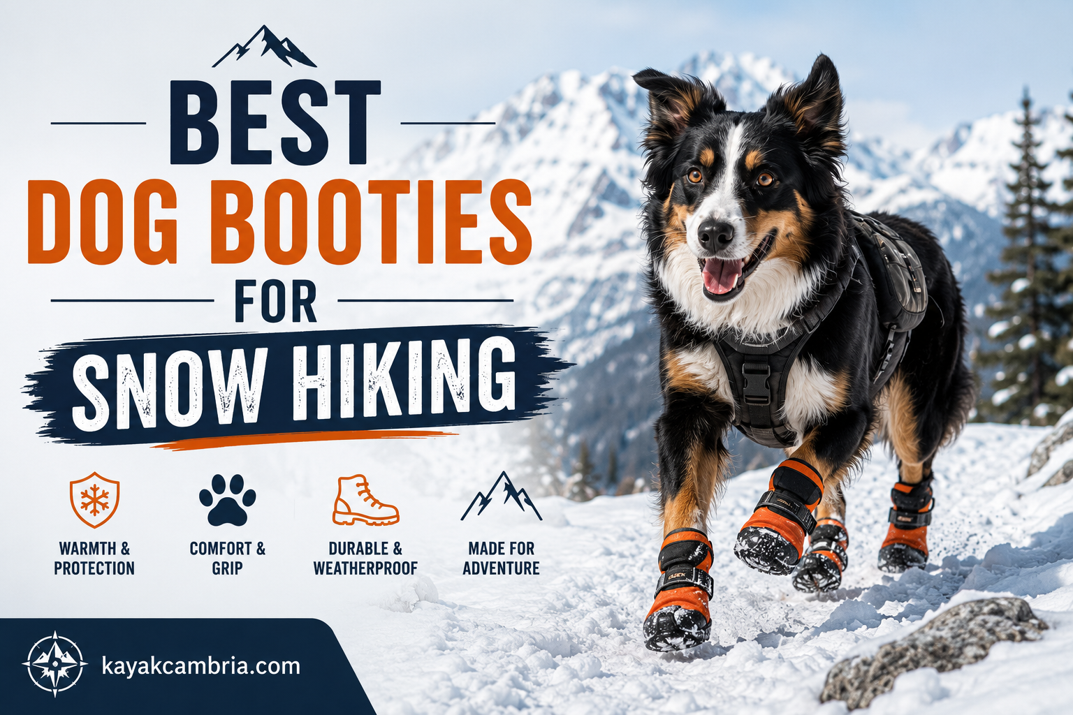 Best Dog Booties for Snow Hiking