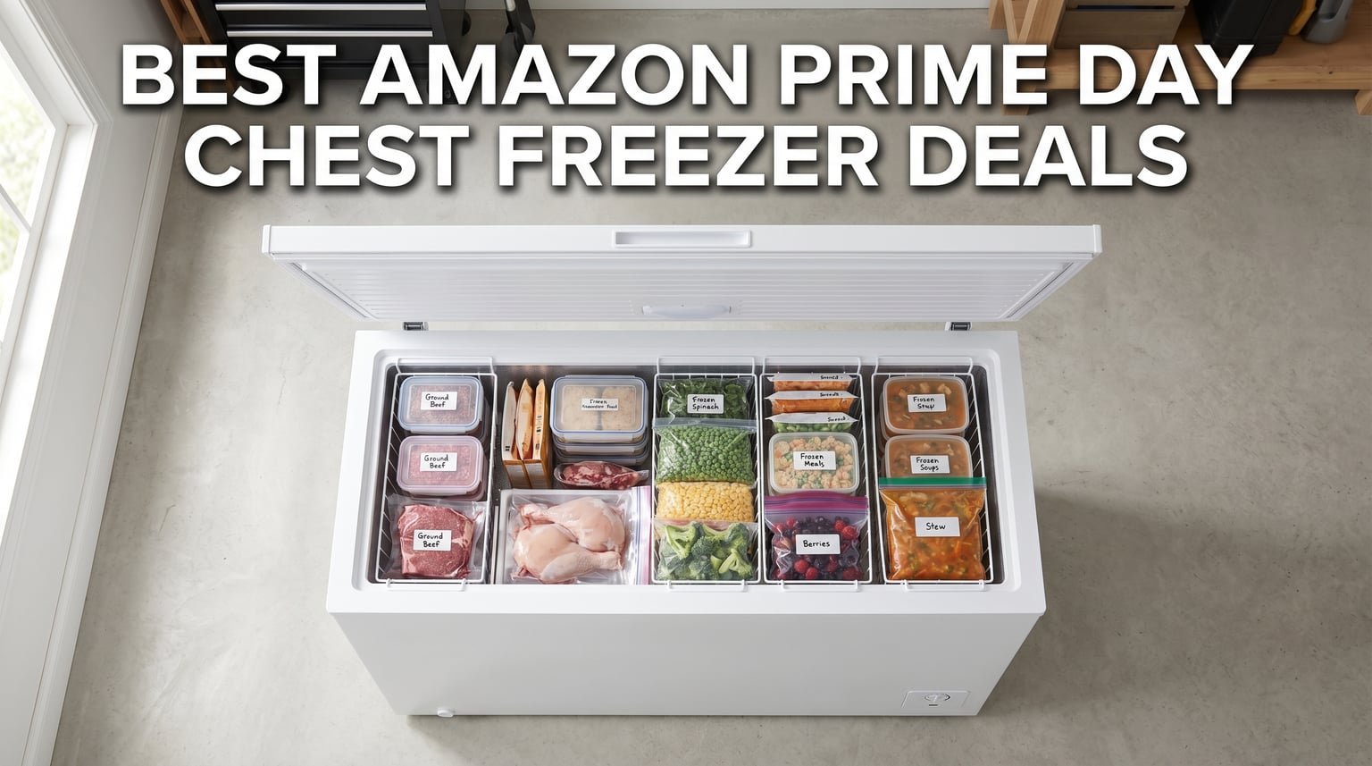 Best Amazon Prime Day Chest Freezer Deals 2026