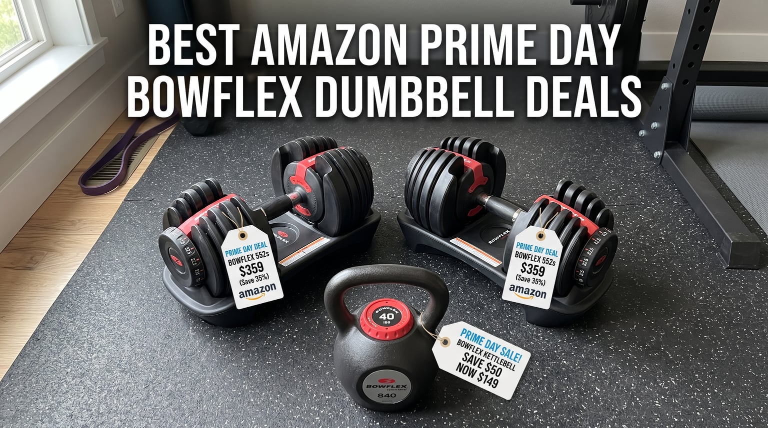 Best Amazon Prime Day Bowflex Dumbbell Deals 2026