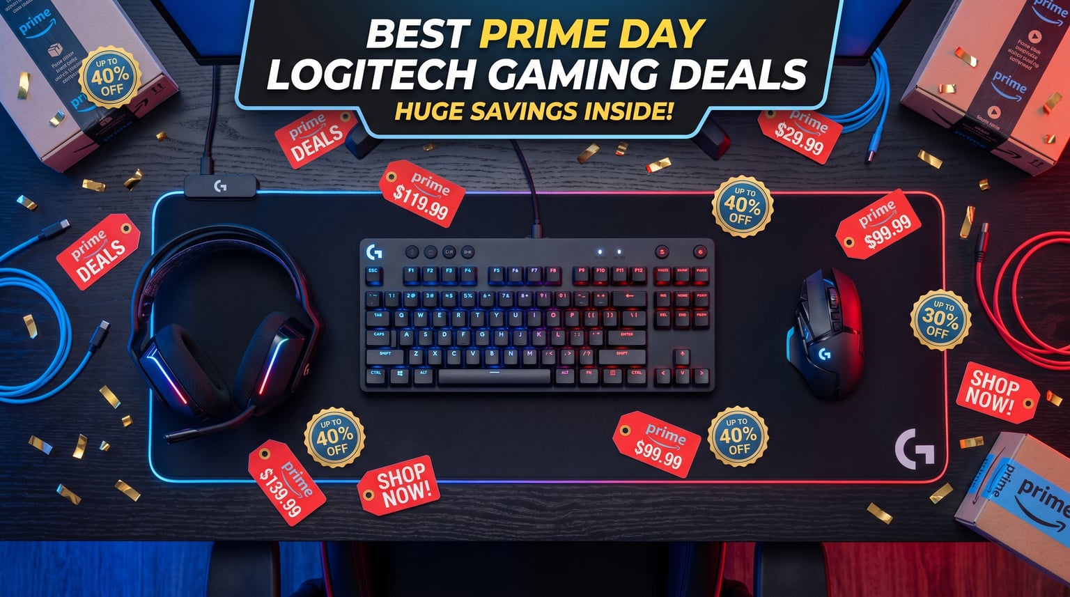 Best Amazon Prime Day Logitech Gaming Deals 2026