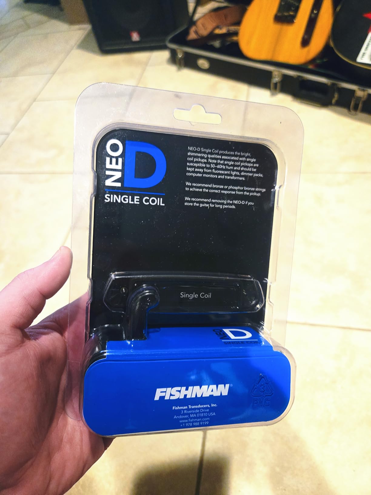Fishman Neo D Single Coil Magnetic Soundhole Pickup, PRONEOD01 customer photo 1