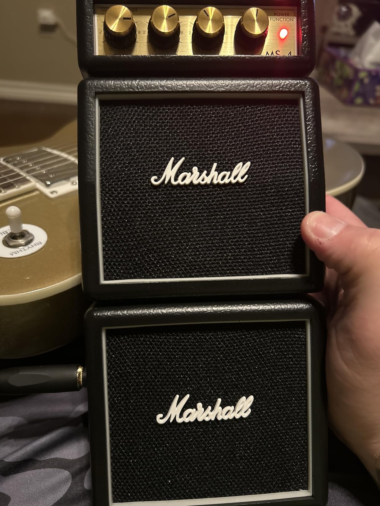 Marshall MS4 Battery-Powered Mini Micro Full Stack Guitar Amplifier customer photo 2