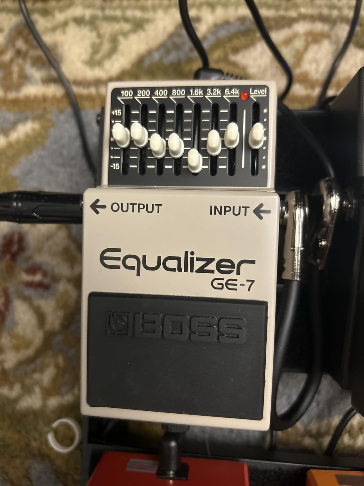 BOSS GE-7 Equalizer | Compact Graphic Equalizer Pedal | 7 Bands of EQ Sliders | Guitar-Optimized Frequencies customer photo 1