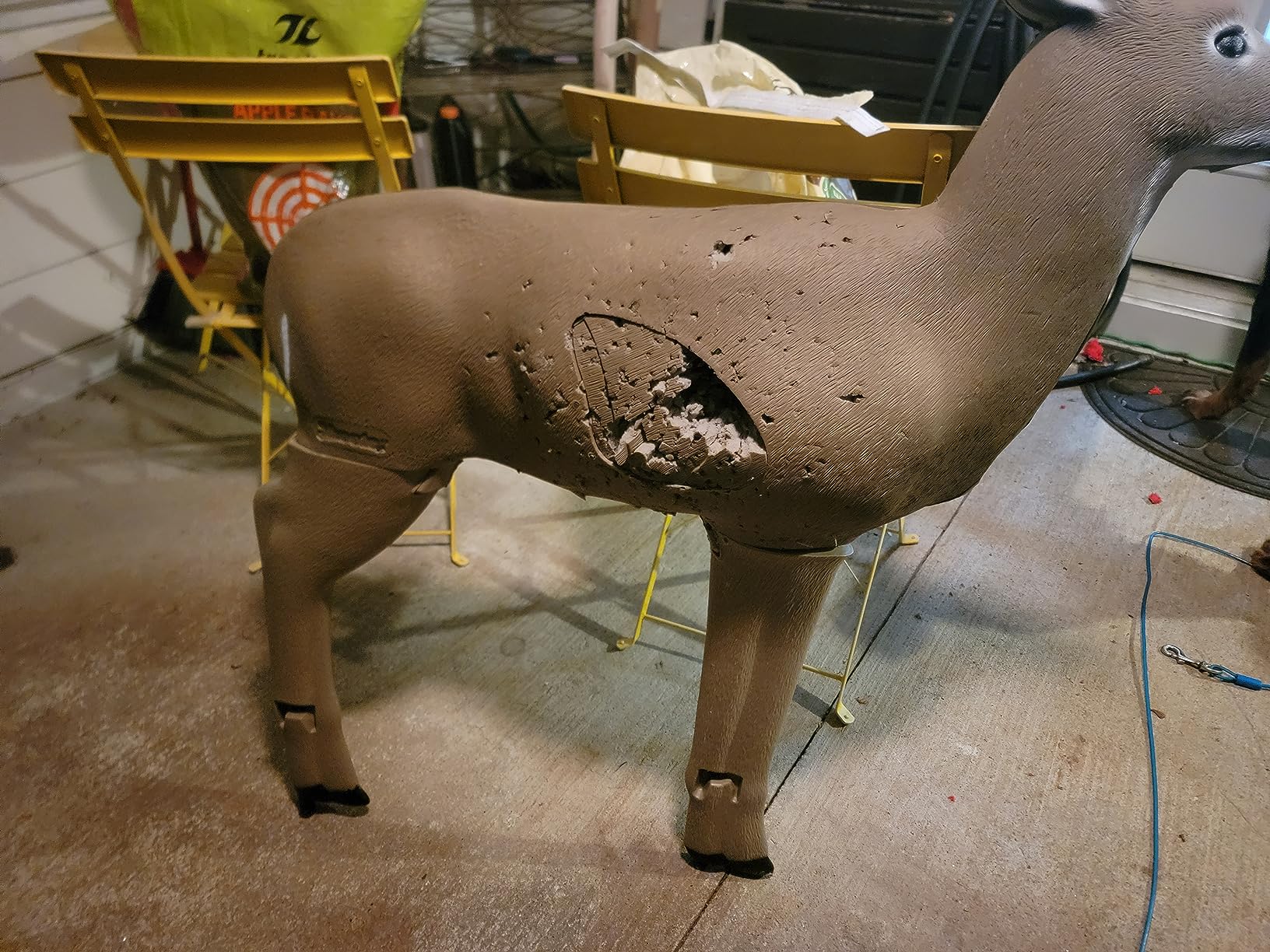 SHOOTER Buck 3D Archery Target, Replaceable Insert for Long Life, Weather-Resistant Construction, High-Density Impact-Response Foam Withstands Field Points, Broadheads, and Expandables customer photo 2