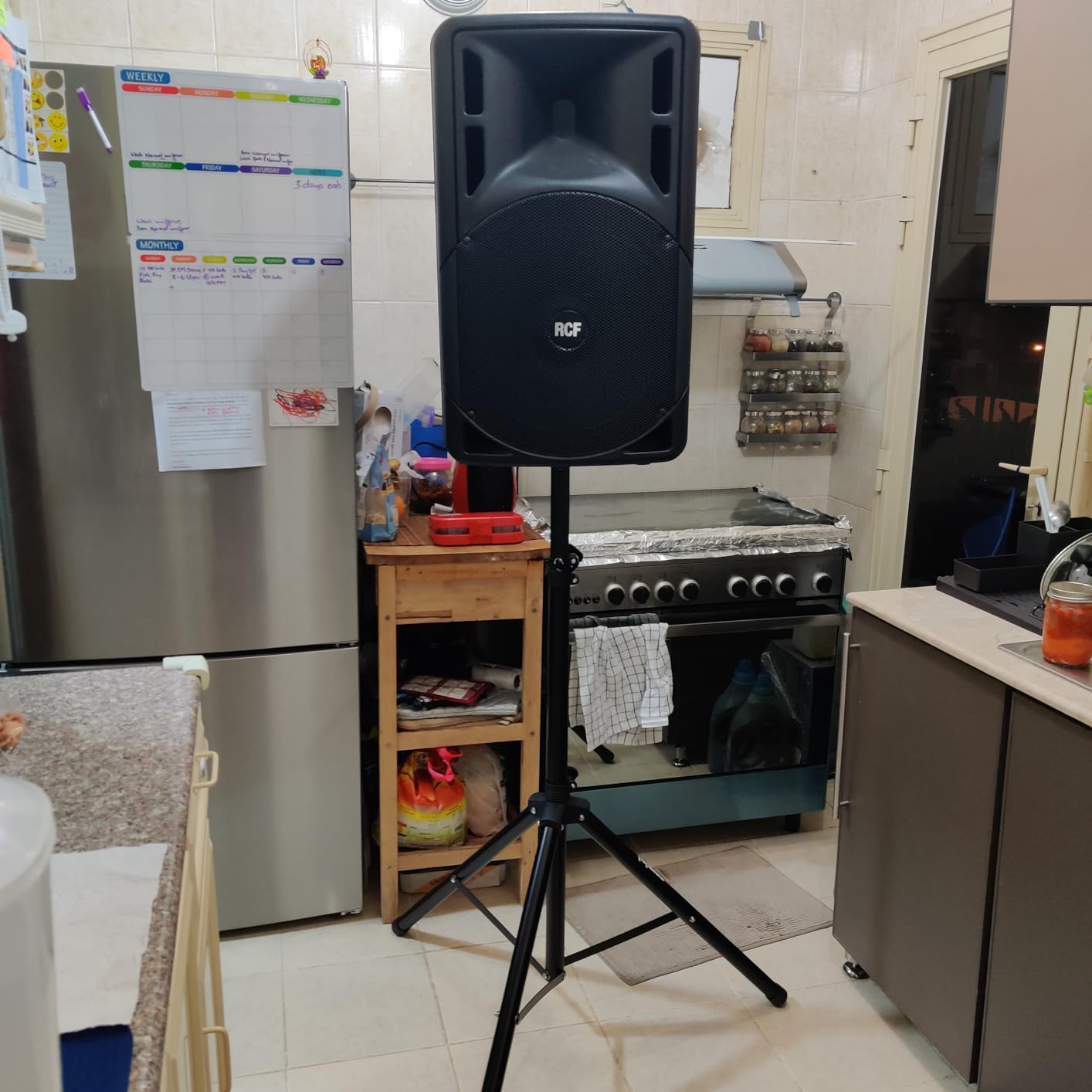 Gemini Tripod PA Speaker Stand, Adjustable Height, 60lb Capacity (ST-04), Aluminum, Telescopes to 80