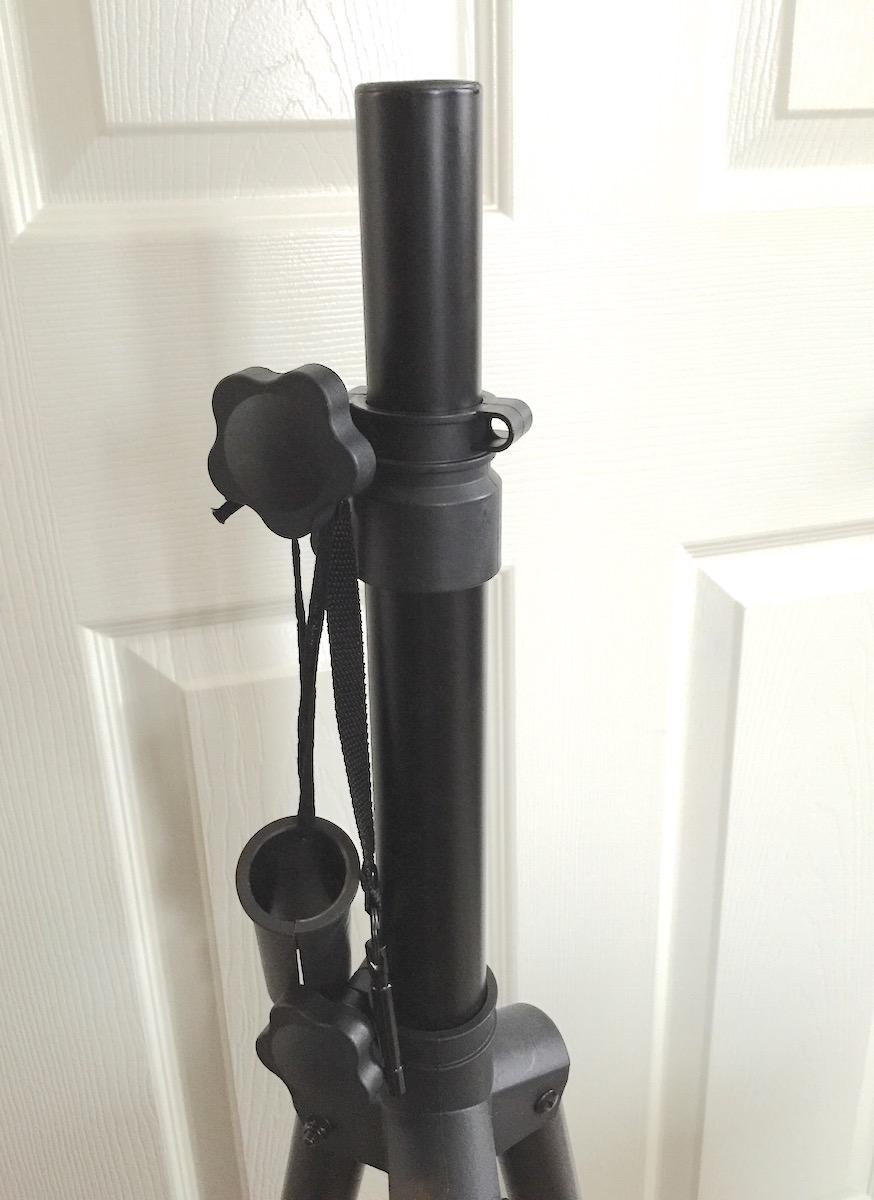 On-Stage SSP7900 All-Aluminum Speaker Stand Pack (Pair of Folding, Portable Stands, Tripod Base, Carry Bag, Height Adjustable, Nonslip Rubber Feet, 1 3/8 Mounting Poles, 1 1/2 Adapters, Black) customer photo 1