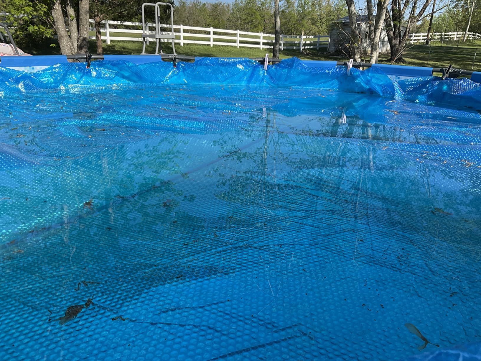 Sun2Solar Blue 18 ft Round Solar Cover | 8 Mil | Heat Retaining Blanket for Above Ground & Inground Swimming Pools | Sun's Energy Heats Pool | Bubble Heating Blankets | 800 Series customer photo 1