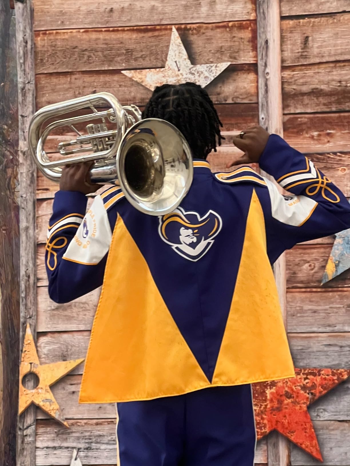 Advanced Monel Pistons Marching Baritone Key of Bb w/Case & Mouthpiece-Nickel Plated Finish customer photo 1