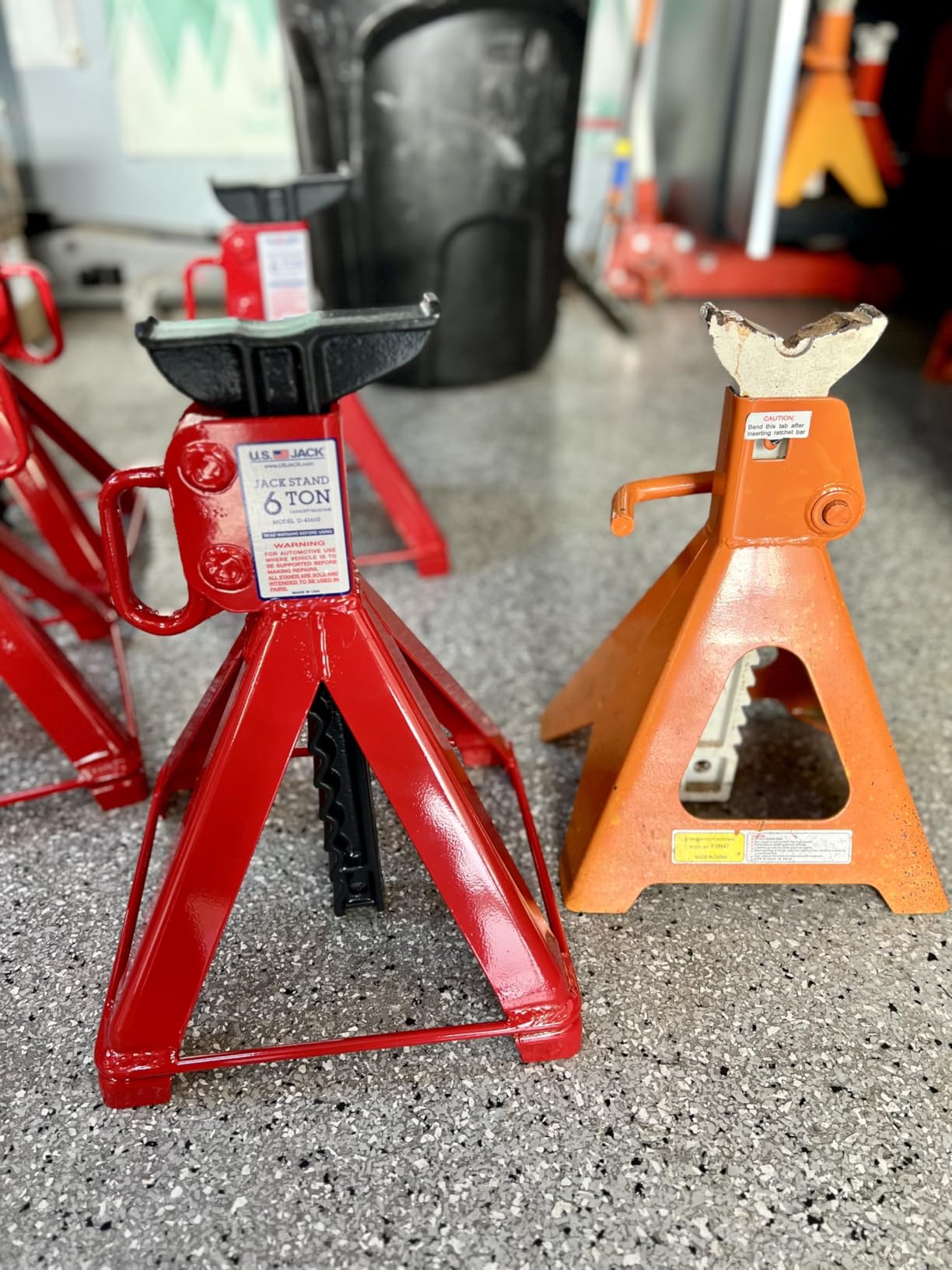 US Jack 6 Ton Garage Stand 100% USA Made for When Failure is not an Option! customer photo 1