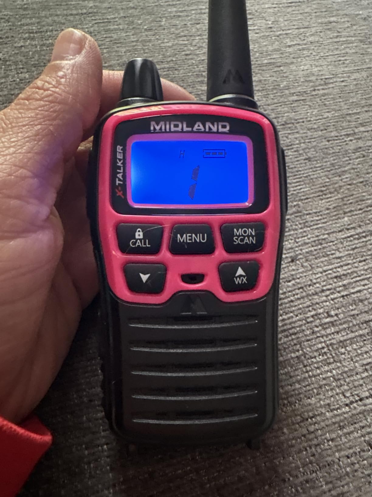 Midland T71VP3 X-TALKER Long Range Walkie Talkie - FRS Two-Way Radio for Camping Overlanding Rock Crawling - NOAA Weather Scan - 36 Channels and 121 Privacy Codes Black/Silver 2 Pack customer photo 2
