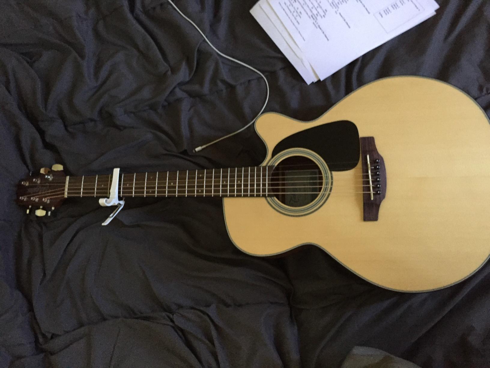 Takamine GX18CE Solid Spruce 3/4 Size Taka-Mini Acoustic-Electric Guitar with Gig Bag customer photo 1
