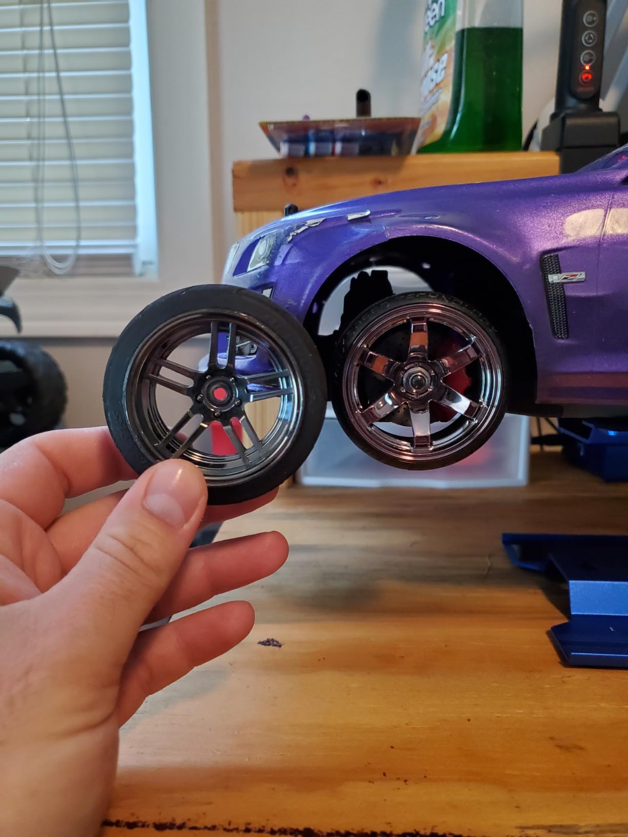 GoolRC 4PCS/Set 1/10 Drift Car Tires Hard Tyre Replacement for Traxxas HSP Tamiya HPI Kyosho On-Road Drifting Car (Titanium) customer photo 2
